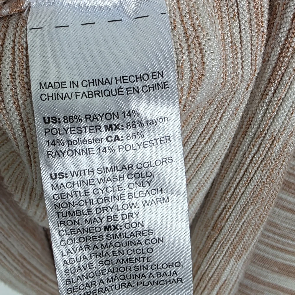 Chico's Space Dyed Bateau Neck Sweater Size 3 / UsXL - Picture 4 of 6